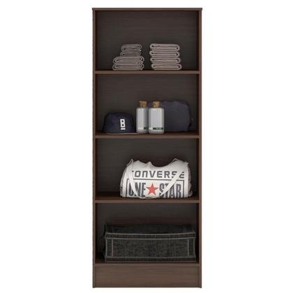 Imagem de Guarda Roupa Casal Ecom 2 com Multiuso Viena com Cômoda Astral Café - Demóbile