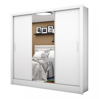 Imagem de Guarda Roupa Casal Espelho 3 Portas 3 Gavetas Santiago Carioca Móveis