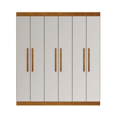 Guarda-Roupa Casal Flórida 6 PT Imbuia e Off White - Mobly Imagem de Guarda-Roupa Casal Flórida 6 PT Imbuia e Off White
