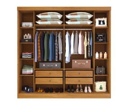Guarda roupa casal grande 6 portas 2,39m - Veneza-Cinamomo - Tcil Móveis Imagem de Guarda roupa casal grande 6 portas 2,39m - Veneza-Cinamomo - Tcil Móveis