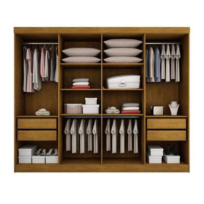 Imagem de Guarda Roupa Casal Hera MDF 8 Portas e 4 Gavetas Rufato
