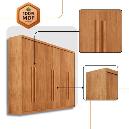 Imagem de Guarda Roupa Casal Heros 6 Portas e 2 Gavetas MDF Moderna