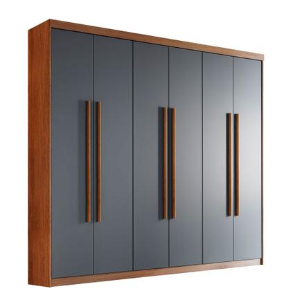 Imagem de Guarda Roupa Casal Heros 6 Portas e 2 Gavetas MDF Moderna