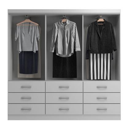 Imagem de Guarda-Roupa Casal Isabela 3 PT 9 GV Branco