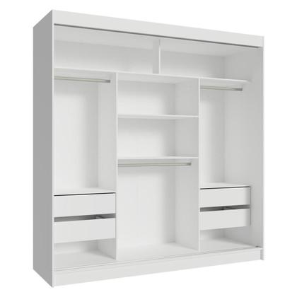 Imagem de Guarda-Roupa Casal Madesa Reno 3 Portas de Correr com Espelho B