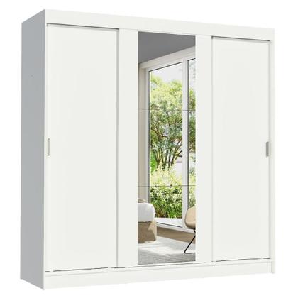 Imagem de Guarda-Roupa Casal Madesa Reno 3 Portas de Correr com Espelho B