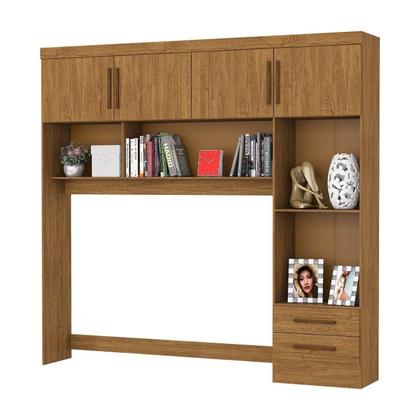 Imagem de Guarda-roupa Casal Modulado 4 Portas com Cama Santiago 3 Portas 5 Gavetas