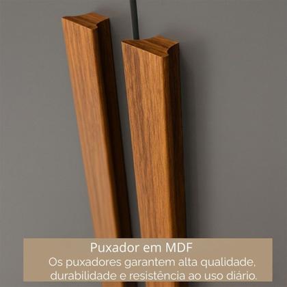 Imagem de Guarda-Roupa Casal Modulado Odisseia 11 Portas 4 Gavetas com Espelho Onix - Panorama Móveis