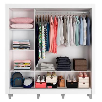 Imagem de Guarda Roupa Casal Mônaco 3 Portas com Espelho Madesa