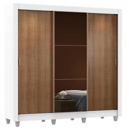 Imagem de Guarda Roupa Casal Mônaco 3 Portas com Espelho Madesa