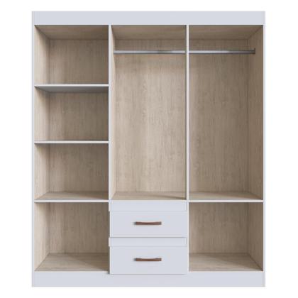 Imagem de Guarda Roupa Casal Multimóveis 6 Portas e 2 Gavetas CR35210 MDF MDP