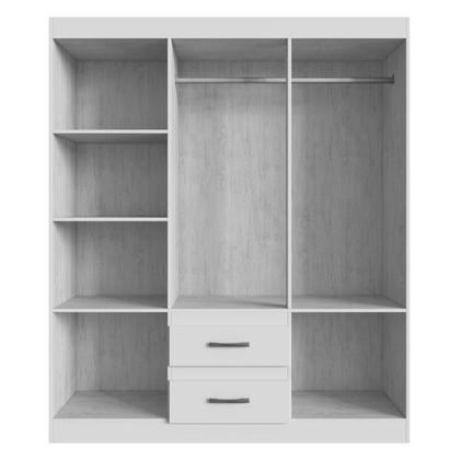 Imagem de Guarda Roupa Casal Multimóveis 6 Portas e 2 Gavetas CR35210 MDF MDP
