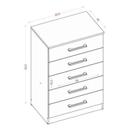 Imagem de Guarda Roupa Casal Nápole 2045149 e Armário Multiuso 2000191 e Cômoda 2014140 Atacama Off White - Aramóveis