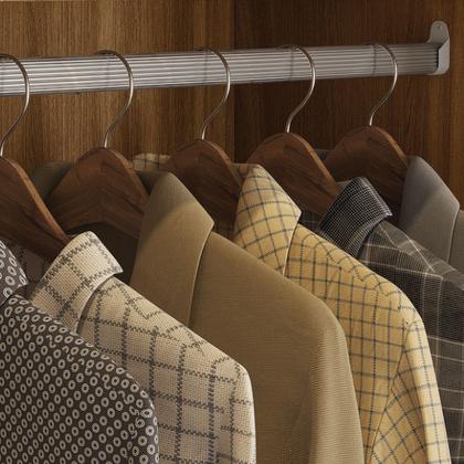 Imagem de Guarda Roupa Casal Ravel Amêndola Flex com Espelho