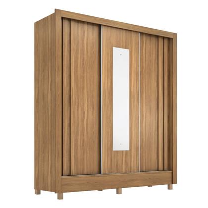 Imagem de Guarda Roupa Casal Ravel Amêndola Flex com Espelho