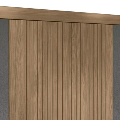 Imagem de Guarda Roupa Casal Ripado 6 Portas 4 Gavetas Antony com Pés