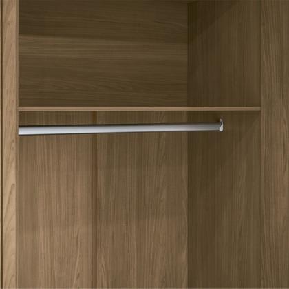 Imagem de Guarda Roupa Casal Ripado 6 Portas 4 Gavetas Antony com Pés