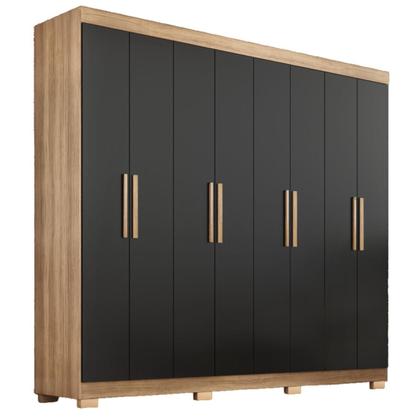 Imagem de Guarda Roupa Casal Tonielque 8 Portas 4 Gavetas Lisboa Com Pés