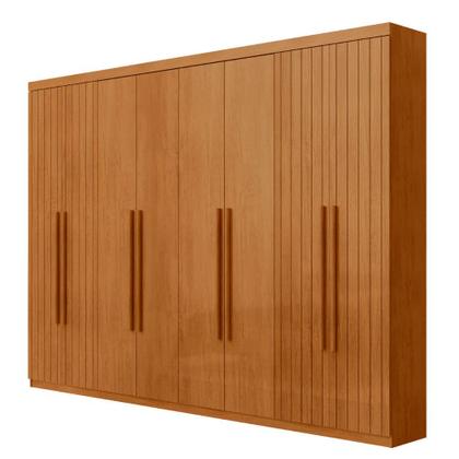 Imagem de Guarda Roupa Casal Toronto MDF 8 Portas e 4 Gavetas Moderna Mobília