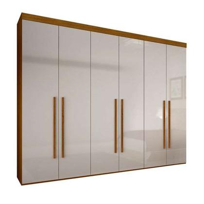 Guarda-Roupa Casal Triunfo 6 PT Imbuia e Off White - Mobly Imagem de Guarda-Roupa Casal Triunfo 6 PT Imbuia e Off White