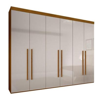 Imagem de Guarda-Roupa Casal Triunfo 6 PT Imbuia e Off White