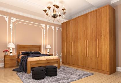 Imagem de Guarda Roupa Casal Veneza 6 Portas 4 Gavetas Tcil