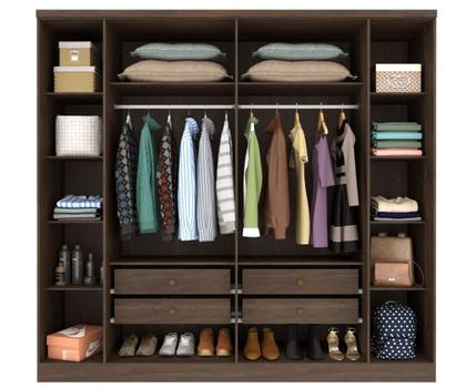 Imagem de Guarda Roupa Casal Veneza 6 Portas 4 Gavetas Tcil