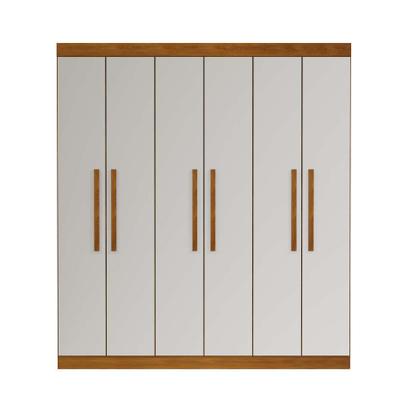 Guarda-Roupa Casal Ventura 6 PT Imbuia e Off White - Mobly Imagem de Guarda-Roupa Casal Ventura 6 PT Imbuia e Off White