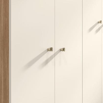 Imagem de Guarda Roupa Casal Versa 6 Portas Freijó Off White Fosco - Kits Paraná