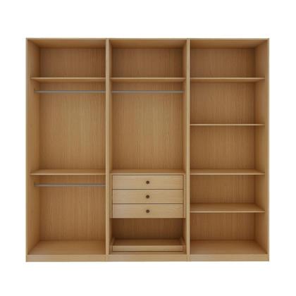 Imagem de Guarda Roupa Closet 240 cm 3 Gavetas e Cabideiros 100% MDF