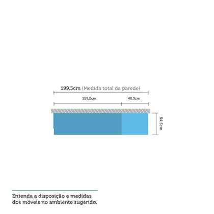 Imagem de Guarda Roupa Closet, 3 Gavetas, 2 Cabideiros Branco Branco