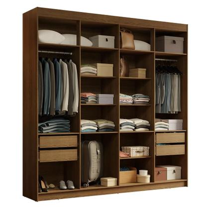 Imagem de Guarda-Roupa Closet 4 Gavetas 216 cm Venus Madesa GL