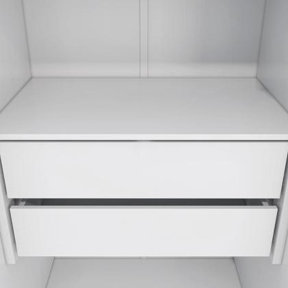 Guarda-roupa Closet 4 Gavetas Kapperberg Adapt Branco 237cm ...