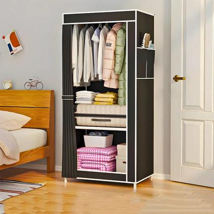 Imagem de Guarda Roupa Closet Dobrável Organizador com Capa de Tecido
