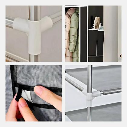 Imagem de Guarda Roupa Closet Dobrável Organizador com Capa de Tecido