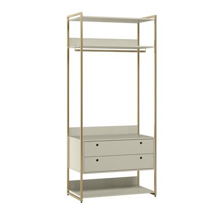 Imagem de Guarda Roupa Closet Industrial com Cabideiro 2 Gavetas Olivar