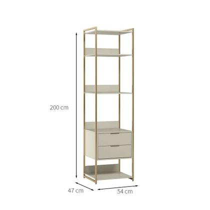 Guarda-Roupa Closet Industrial Mital 2 GV Off White e Dourado 54 cm - Mobly Imagem de Guarda-Roupa Closet Industrial Mital 2 GV Off White e Dourado 54 cm
