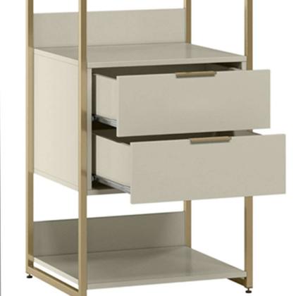 Guarda-Roupa Closet Industrial Mital 2 GV Off White e Dourado 54 cm - Mobly Imagem de Guarda-Roupa Closet Industrial Mital 2 GV Off White e Dourado 54 cm
