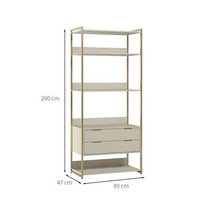 Guarda-Roupa Closet Industrial Mital 2 GV Off White e Dourado 89 cm - Mobly Imagem de Guarda-Roupa Closet Industrial Mital 2 GV Off White e Dourado 89 cm