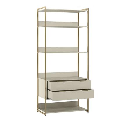 Guarda-Roupa Closet Industrial Mital 4 GV Off White e Dourado 178 cm - Mobly Imagem de Guarda-Roupa Closet Industrial Mital 4 GV Off White e Dourado 178 cm