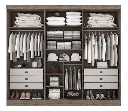 Imagem de Guarda Roupa Da Vinci Cinamomo Off White 6 Pts Mdf D'doro