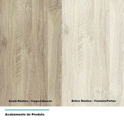 Imagem de Guarda Roupa de Canto Casal 9 Portas 5 Gavetas com Cabeceira Master Luciane Móveis