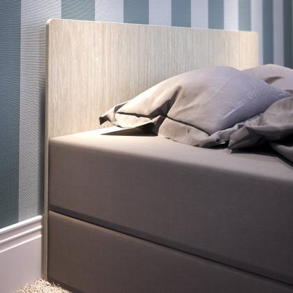 Imagem de Guarda-Roupa de Canto com Espaço para Cama Box Padrão 1218E Branco Carvalho Claro