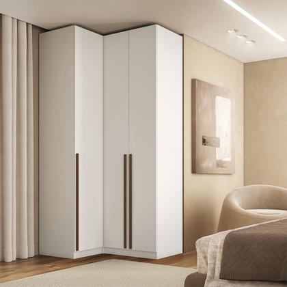 Imagem de Guarda Roupa de Canto Reto 3 Portas MDF Altezza Trend Belmax