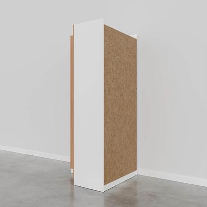 Imagem de Guarda Roupa de Canto Reto Modular com 3 Prateleiras 2 Gavetas Hera CabeCasa MadeiraOriginals