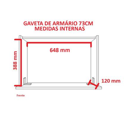 Imagem de Guarda-roupa de Casal com espaço para cama Box Padrão 1223S Castanho