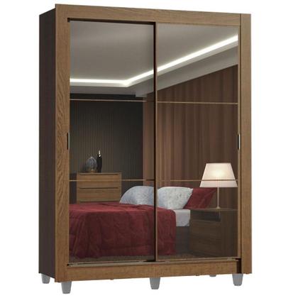 Imagem de Guarda-Roupa Denver 2 Portas 2 Espelhos Rustic Madesa