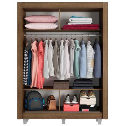 Imagem de Guarda-Roupa Denver 2 Portas 2 Espelhos Rustic Madesa