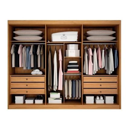Imagem de Guarda Roupa Diamante Gold 6 Pts Cinamomo - Leifer