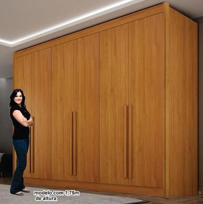 Imagem de Guarda Roupa Diamante Gold 6 Pts Cinamomo - Leifer